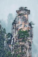 zhangjiajie montagne, Cina foto