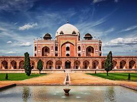 tomba di Humayun. Delhi, India foto