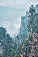 zhangjiajie montagne, Cina foto