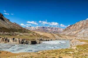 himalayano paesaggio nel Himalaya foto