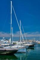 yachts e Barche nel porta di Atene. Atene, Grecia foto