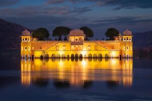 jala Mahal acqua palazzo. Jaipur, Rajasthan, India foto