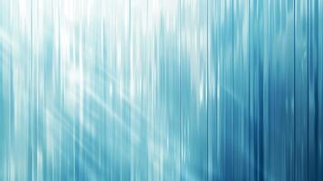 un' sfondo pendenza con verticale Linee nel leggero blu, e bianca colori. un estetico sfondo con fantasia bicchiere struttura. foto