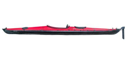 pieghevole mare kayak isolato foto
