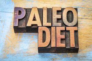 paleo dieta parola astratto foto