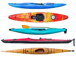 mare e whitewater kayak collezione foto