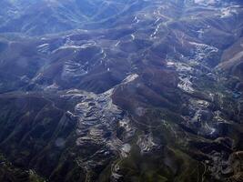 cava aereo Visualizza a partire dal aereo, Portogallo foto