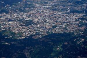 braga douro valle vicino porto aereo Visualizza a partire dal aereo, Portogallo foto