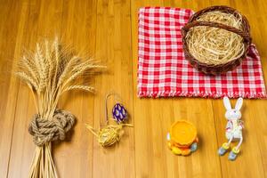 Pasqua eleganza, modello Magia per festivo delizie foto