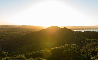 Alba a byron baia, nuovo Sud Galles. Australia foto