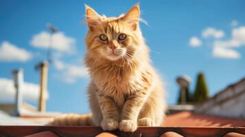 ai generato ritratto gatto gatto è un' carino gatto e un' divertenti,di buon umore.loro Guarda carino e siamo bene animali domestici, facile per aumentare come animali domestici.it è un' giocoso, affettuoso animale domestico e è un' preferito di il badante. foto