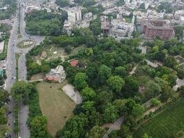 aereo Visualizza di alto modi nel città lahore di Pakistan su 2023-07-17. foto