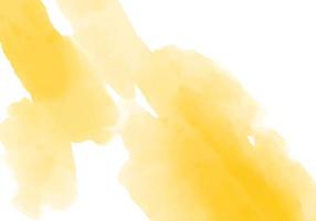 illustrazione dell'acquerello giallo, isolato su bianco, elemento di design, trama di pittura aquarelle, trama per sfondo e carta da parati foto
