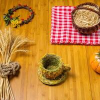 Pasqua eleganza, modello Magia per festivo delizie foto