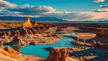 ischigualasto valle nel argentina foto