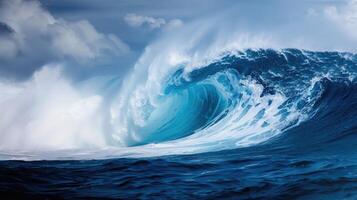 mare onda per fare surf su acqua superficie foto