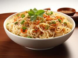 spaghetto asiatico cibo pasto ristorante foto