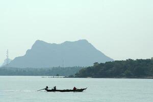 pesca barca, spiaggia, KOH samui isola, Tailandia foto