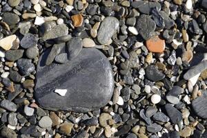 ciottoli in spiaggia foto