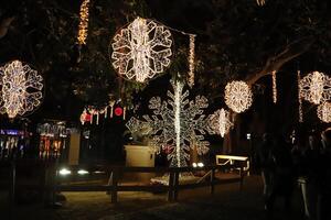 Natale notte nel alicante, Spagna foto