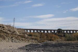 romano acquedotto nel anta, Spagna foto