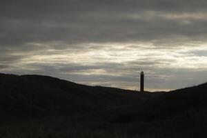 faro nel il dune, Olanda foto