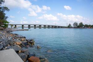 mare nel phraek mueang spiaggia a nakornsrithammarat, Tailandia foto