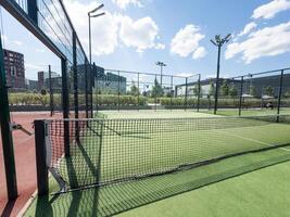 gli sport campo tennis e pagaia Tribunale all'aperto foto