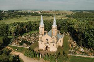 cattolico Chiesa di st. dominic e st. Maria il vergine nel rakov.bielorussia foto