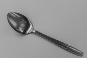 cucchiaio e forchetta per mangiare foto