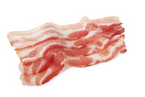 fresco crudo Bacon foto