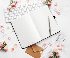 blogger o spazio di lavoro freelance
