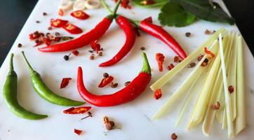 spezie per orientale cucina nel Tailandia foto