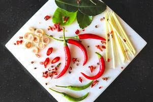 spezie per orientale cucina nel Tailandia foto