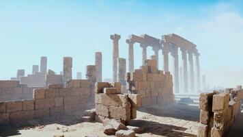 antico rovine di Tolemaide vicino bengasi foto