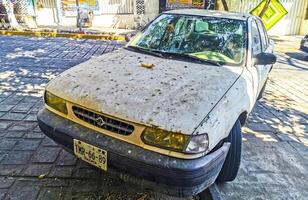 puerto escondido oaxaca Messico 2023 bianca argento grigio grigio auto veicolo mezzi di trasporto nel città cittadina. foto