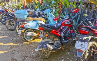 puerto escondido oaxaca Messico 2023 scooter moto le moto all'aperto nel puerto escondido Messico. foto