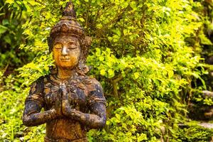 d'oro wat Phra quello doi suthep tempio Budda chiang Mai Tailandia. foto