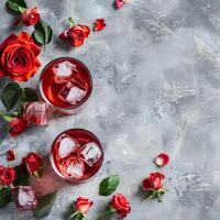 limonata con Rose syrop foto