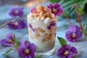 dolci per tutti colore di viola professionale pubblicità cibo fotografia foto