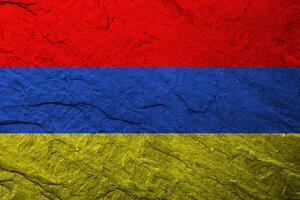 Armenia bandiera con struttura foto