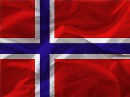 Norvegia bandiera con struttura foto