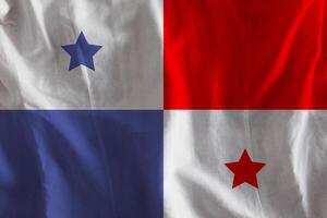 Panama bandiera con struttura foto