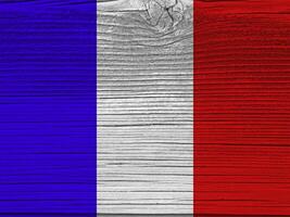 Francia bandiera con struttura foto