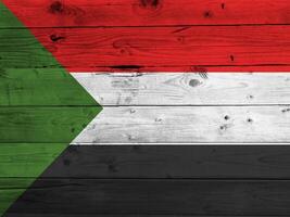 Sudan bandiera con struttura foto