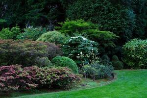 giapponese giardino il famoso giardini di macellaio su Vittoria isola. Canada. il butchart giardini foto