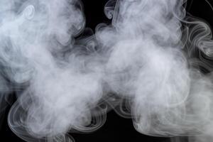 mistico vapore eleganza catturato nel fumoso turbinii e etereo ciuffi crea un' trascendente visivo spettacolo. foto