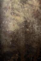 rustico strutturato calcestruzzo parete sfondo nel buio Marrone colore foto