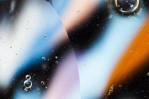 sfondo colorato astratto onde olio superficie dell'acqua foto