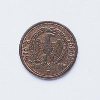vecchia moneta italiana 3 baiocchi foto